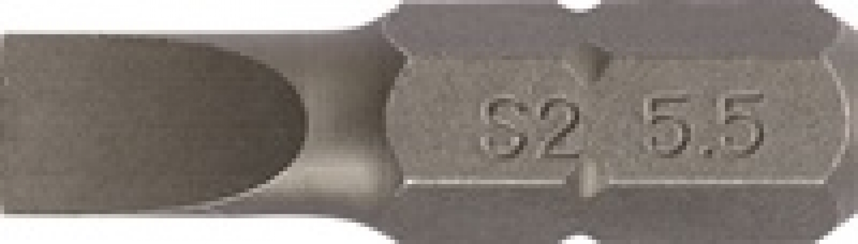 NW-Tecwerk Bit für Schlitzschrauben 6,5 mm Länge 25 mm 1/4 ? C6,3 Schneidenstärke 1,2 mm
