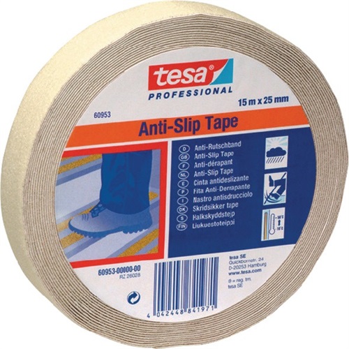 NW-TECWERK (Promat), TESA-Anti-Rutsch-Klebeband 60953 hellbeige,phosphorisierend L.15 m,B.25mm Rl.