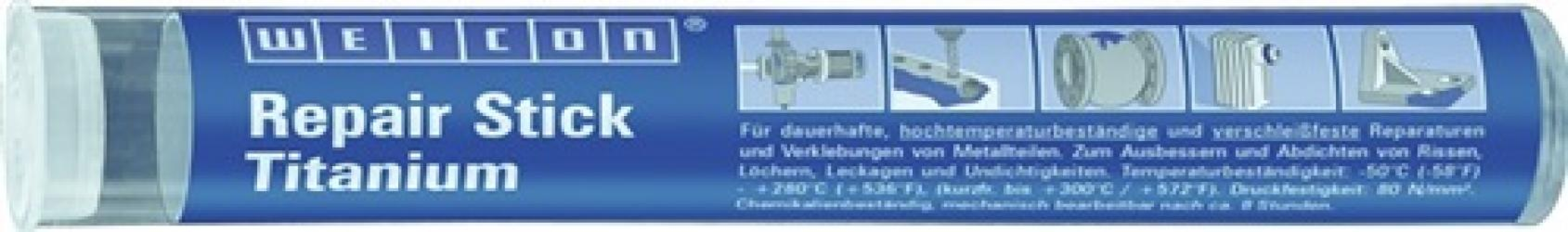 NW-TECWERK (Promat), WEICON-Repair Stick Titanium graugrün 115g Stick