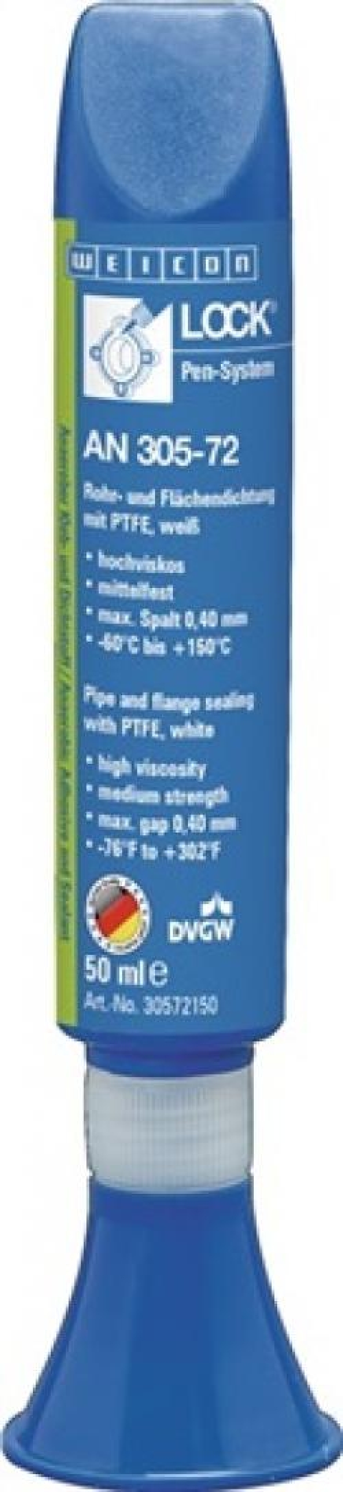 NW-TECWERK (Promat), WEICON-Rohr-/Flächendichtung  AN 305-72 weiß 50 ml Pen