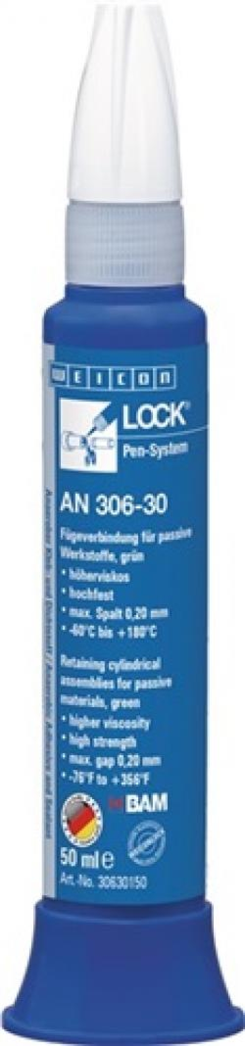 NW-TECWERK (Promat), WEICON-Fügeverbindung  AN 306-30 hf.hv.grün 50 ml Pen