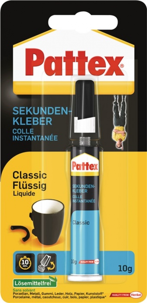 NW-TECWERK (Promat), HENKEL-Kleber, Sekundenkleber flüssig 3g farblos Tube