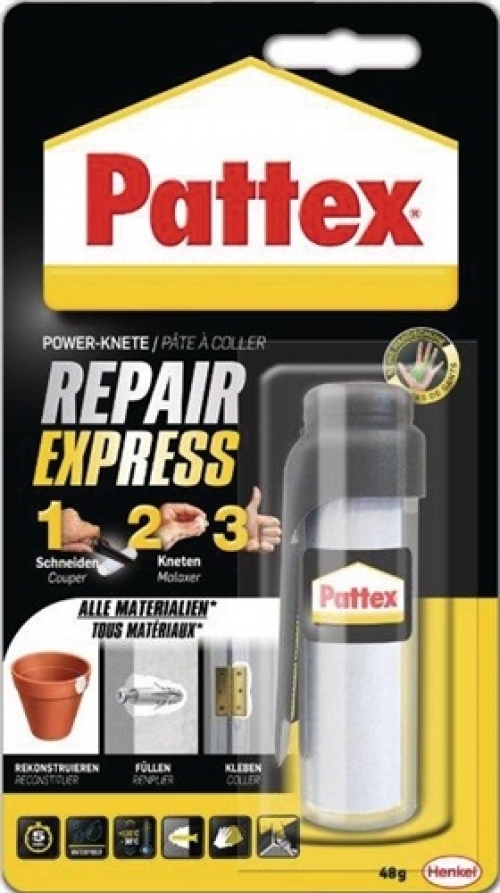 NW-TECWERK (Promat), HENKEL-Kleber, Powerknete Repair Express weißlich 48g Stick