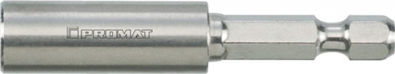PROMAT-Bithalter 1/4 Zoll F 6,3 1/4 Zoll C 6,3 Magnet L.60mm