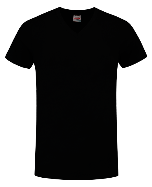 TRICORP-Jobwear, T-Shirts, V-Ausschnitt, Slim Fit, 160 g/m², schwarz