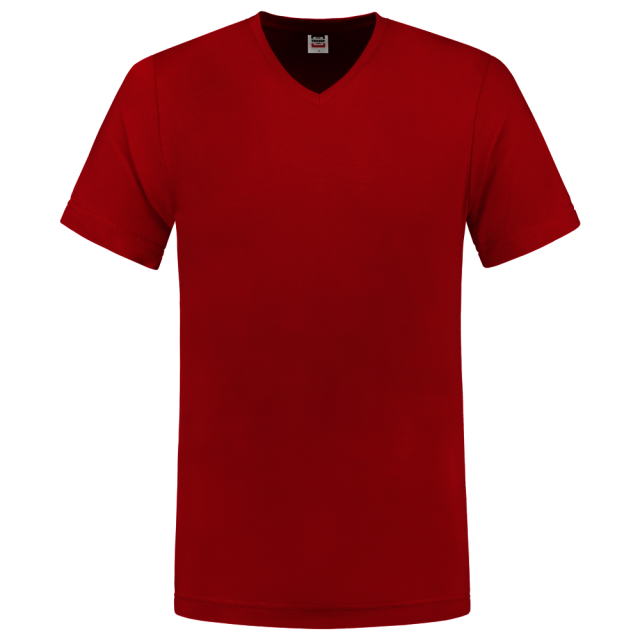 TRICORP-Jobwear, T-Shirts, V-Ausschnitt, Slim Fit, 160 g/m², red