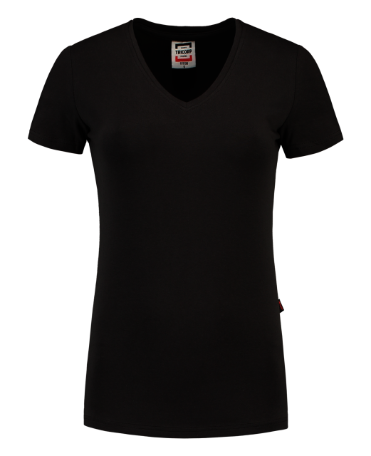TRICORP-Jobwear, Damen-T-Shirts, V-Ausschnitt, 190 g/m², darkgrey


