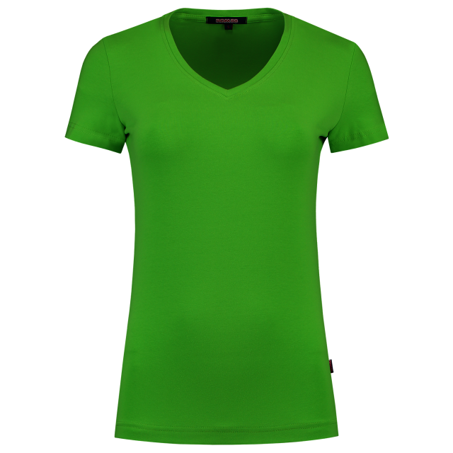 TRICORP-Jobwear, Damen-T-Shirts, V-Ausschnitt, 190 g/m², lime
