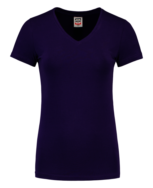 TRICORP-Jobwear, Damen-T-Shirts, V-Ausschnitt, 190 g/m², purple


