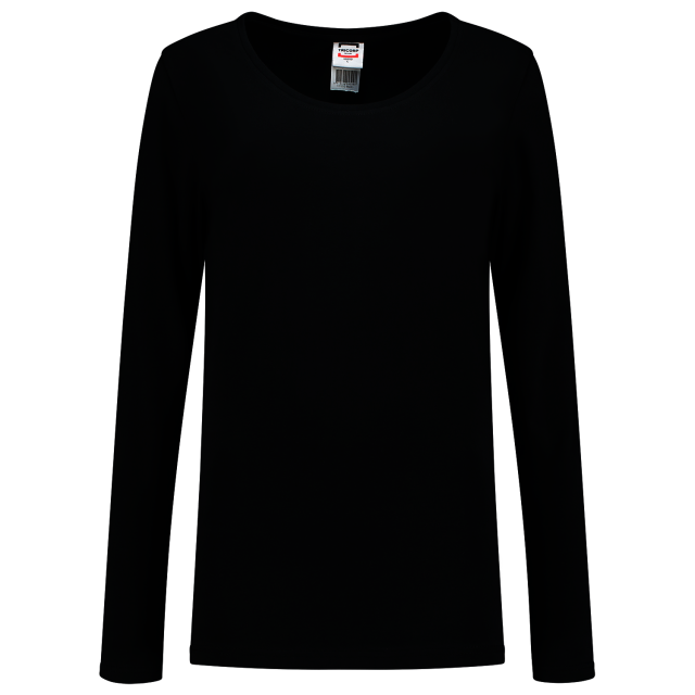 TRICORP-Jobwear, Damen-T-Shirts, langarm, 190 g/m², black