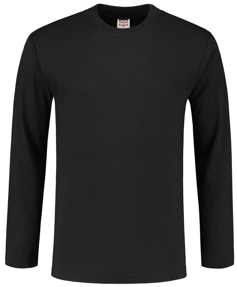 TRICORP-Jobwear, T-Shirt, Basic Fit, Langarm, 200 g/m², black