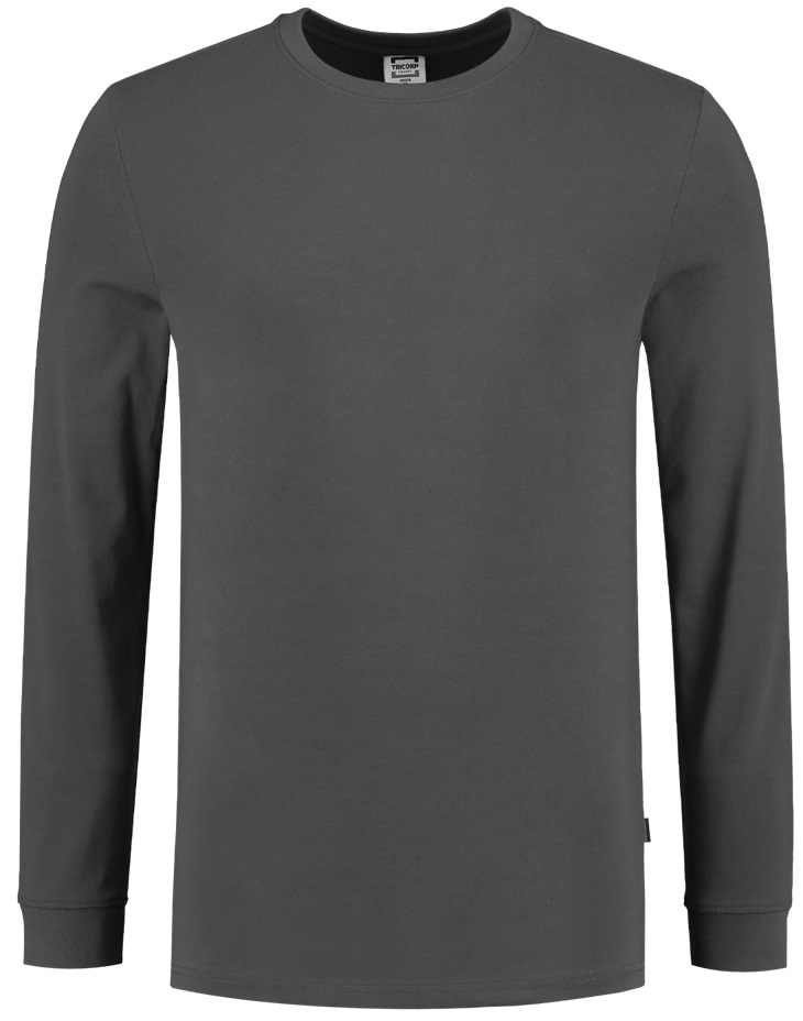 TRICORP-Jobwear, T-Shirt, Basic Fit, Langarm, 200 g/m², darkgrey


