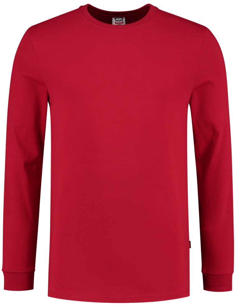 TRICORP-Jobwear, T-Shirt, Basic Fit, Langarm, 200 g/m², red