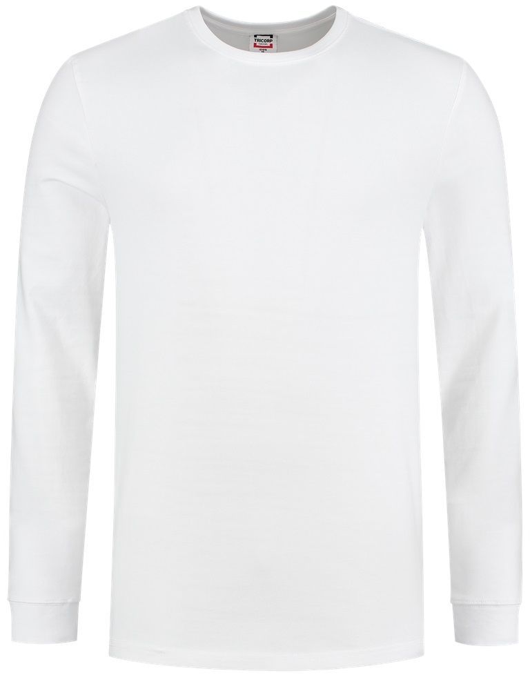 TRICORP-Jobwear, T-Shirt, Basic Fit, Langarm, 200 g/m², weiß