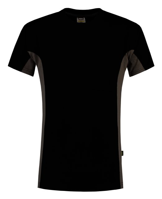 TRICORP-Jobwear, T-Shirt, mit Brusttasche, Bicolor, 190 g/m², black-grey


