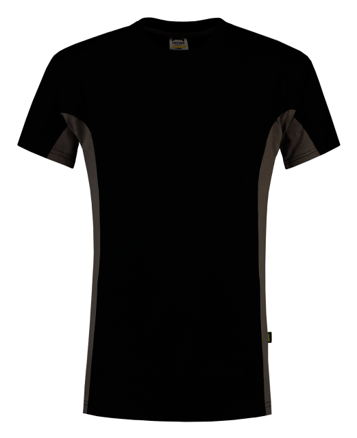 TRICORP-Jobwear, T-Shirt, mit Brusttasche, Bicolor, 190 g/m², black-grey