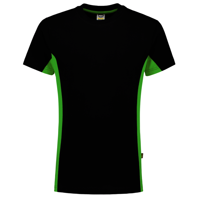TRICORP-Jobwear, T-Shirt, Bicolor, 190 g/m², black-lime

