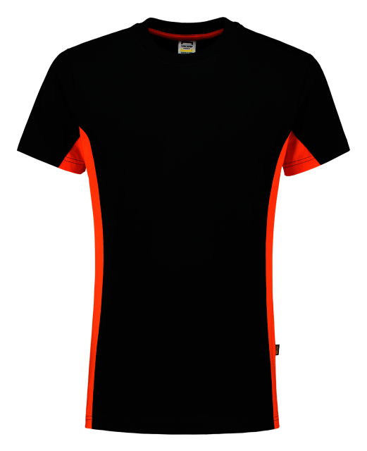 TRICORP-Jobwear, T-Shirt, Bicolor, 190 g/m², black-orange