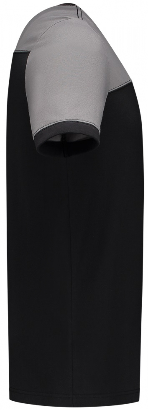 TRICORP-Jobwear, T-Shirt, Basic Fit, Bicolor, Kurzarm, 190 g/m², black-grey