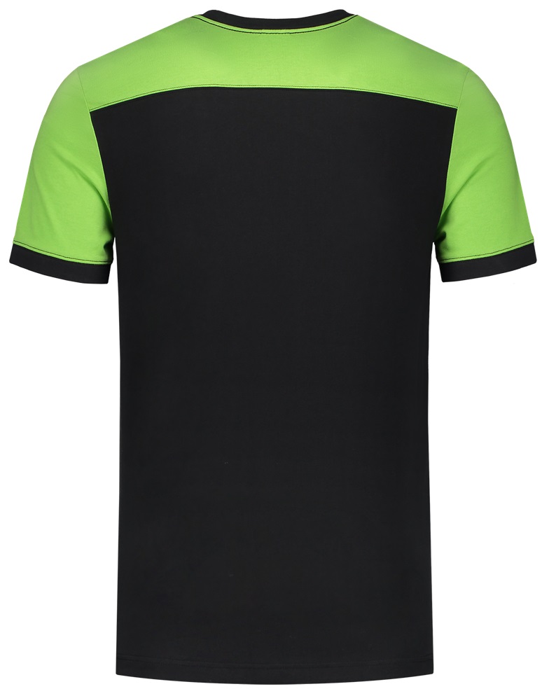 TRICORP-Jobwear, T-Shirt, Basic Fit, Bicolor, Kurzarm, 190 g/m², black-lime