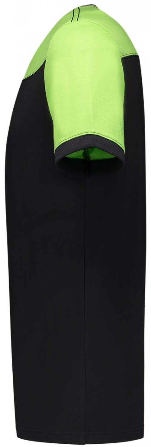 TRICORP-Jobwear, T-Shirt, Basic Fit, Bicolor, Kurzarm, 190 g/m², black-lime