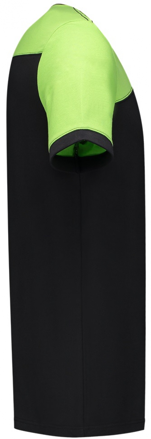 TRICORP-Jobwear, T-Shirt, Basic Fit, Bicolor, Kurzarm, 190 g/m², black-lime