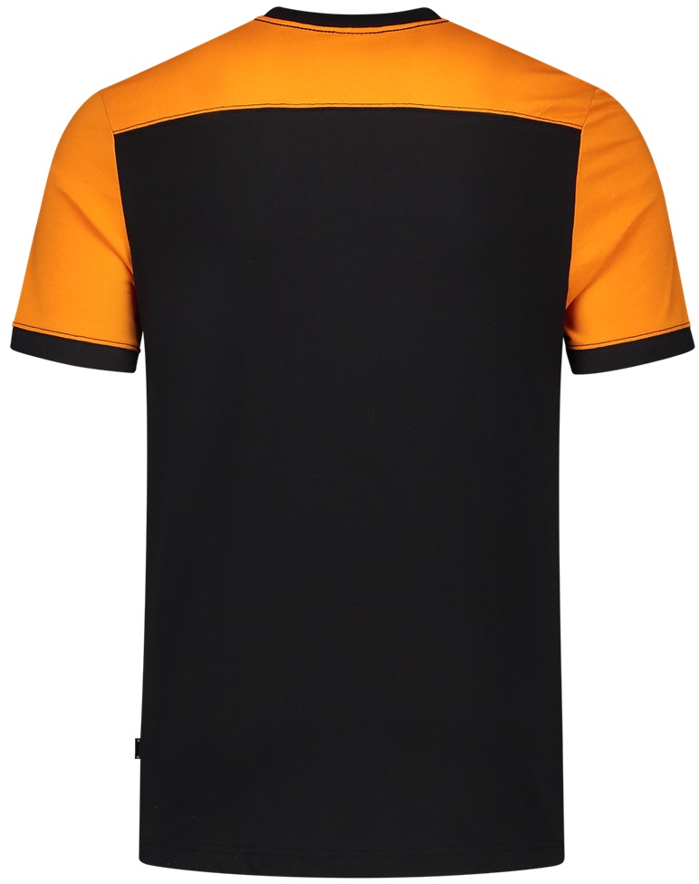 TRICORP-Jobwear, T-Shirt, Basic Fit, Bicolor, Kurzarm, 190 g/m², black-orange