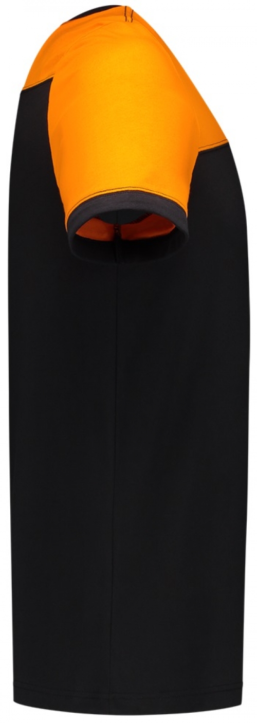TRICORP-Jobwear, T-Shirt, Basic Fit, Bicolor, Kurzarm, 190 g/m², black-orange