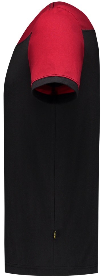 TRICORP-Jobwear, T-Shirt, Basic Fit, Bicolor, Kurzarm, 190 g/m², black-red


