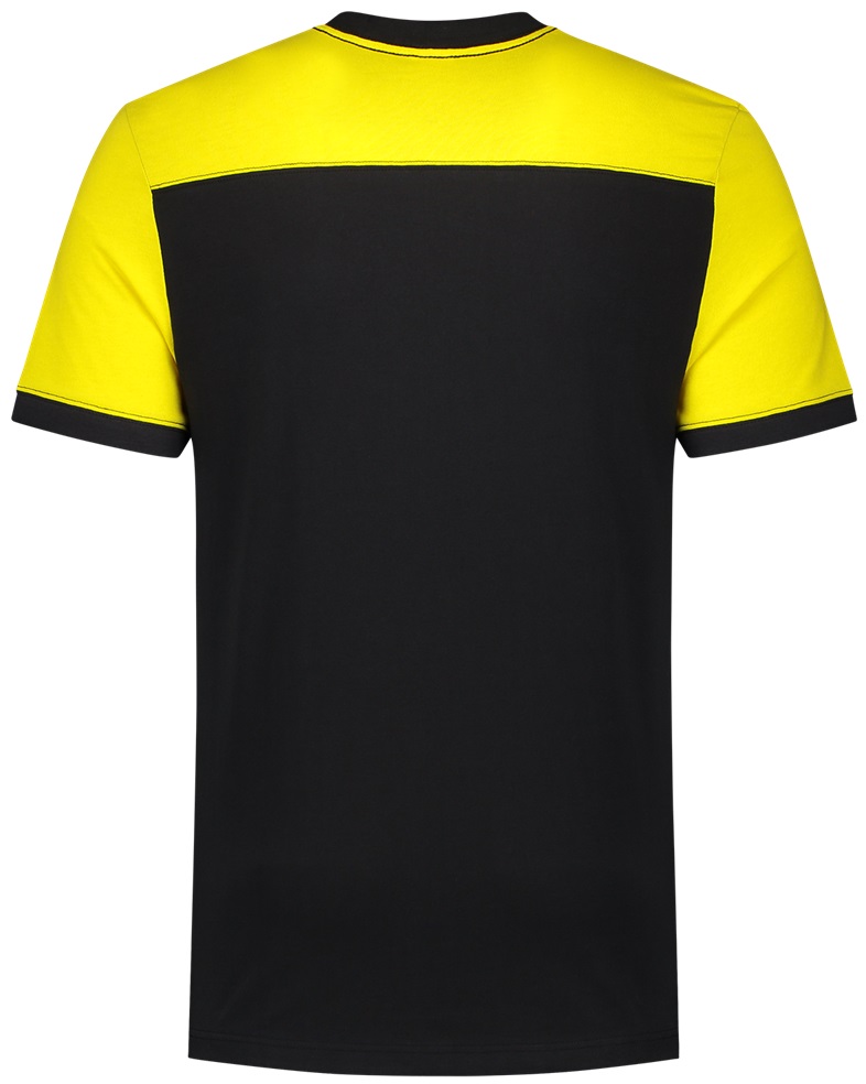 TRICORP-Jobwear, T-Shirt, Basic Fit, Bicolor, Kurzarm, 190 g/m², black-yellow