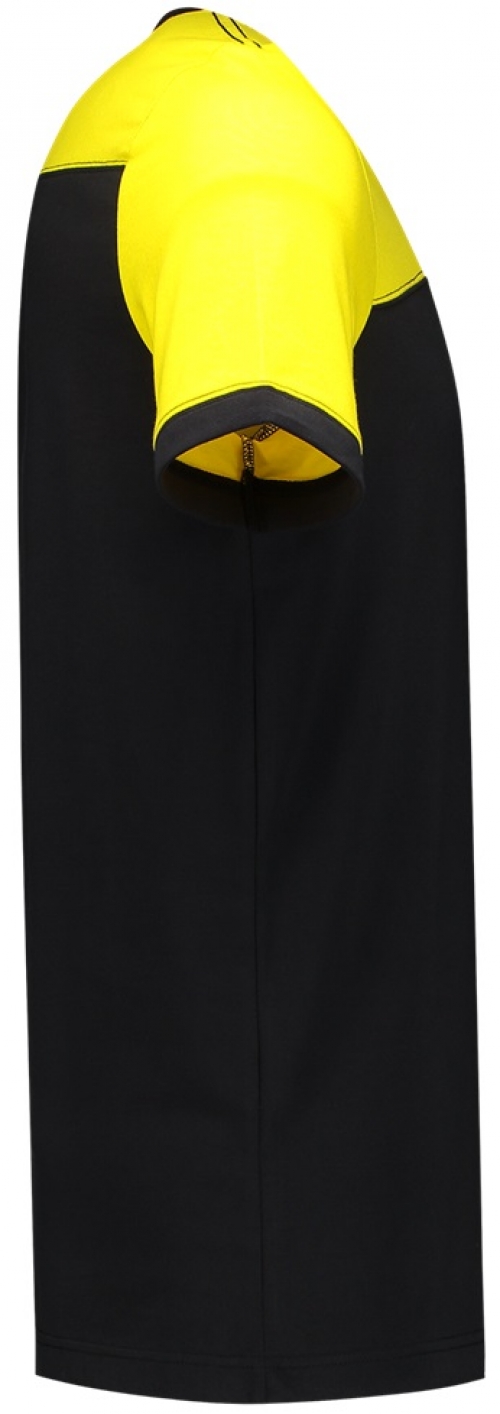 TRICORP-Jobwear, T-Shirt, Basic Fit, Bicolor, Kurzarm, 190 g/m², black-yellow