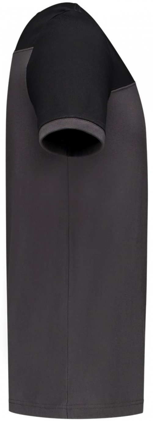 TRICORP-Jobwear, T-Shirt, Basic Fit, Bicolor, Kurzarm, 190 g/m², darkgrey-black