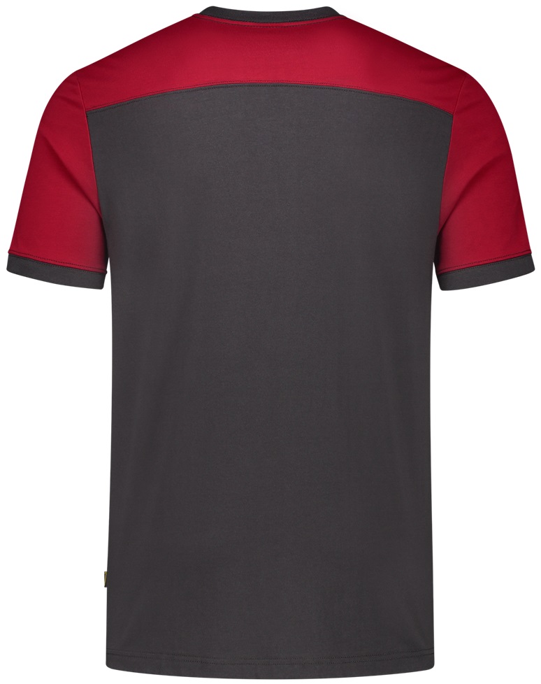 TRICORP-Jobwear, T-Shirt, Basic Fit, Bicolor, Kurzarm, 190 g/m², darkgrey-red



