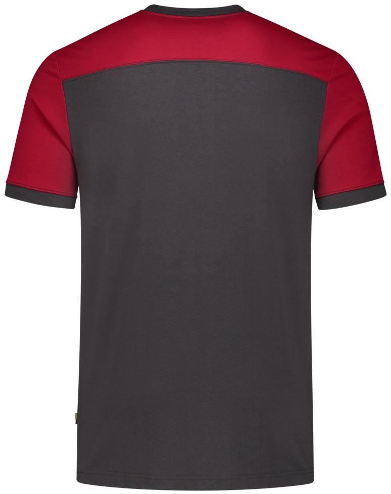 TRICORP-Jobwear, T-Shirt, Basic Fit, Bicolor, Kurzarm, 190 g/m², darkgrey-red