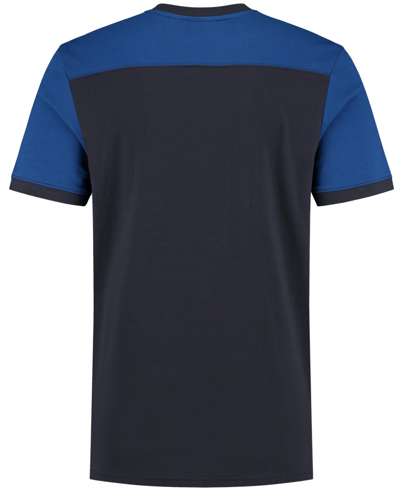 TRICORP-Jobwear, T-Shirt, Basic Fit, Bicolor, Kurzarm, 190 g/m², navy-royalblue