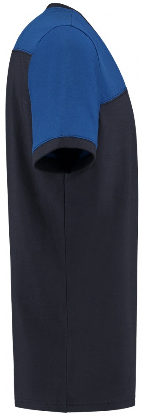 TRICORP-Jobwear, T-Shirt, Basic Fit, Bicolor, Kurzarm, 190 g/m², navy-royalblue