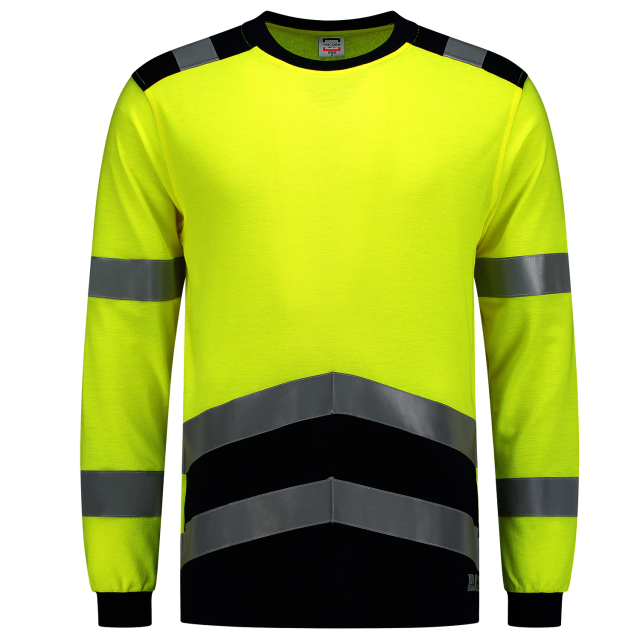 TRICORP-Warnschutz, Warn-T-Shirt, Mulitnorm, langarm, 200 g/m², warngelb
