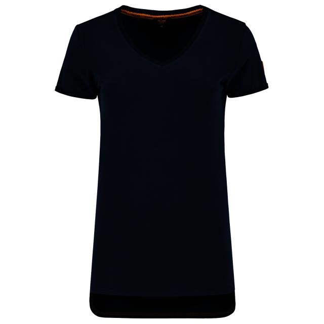 TRICORP-Jobwear, Damen-T-Shirts, Premium, V-Ausschnitt, 180 g/m², dunkelblau



