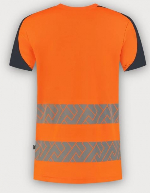 Tricorp T-Shirt Visibility Redefined, Fluor Orange-Ink