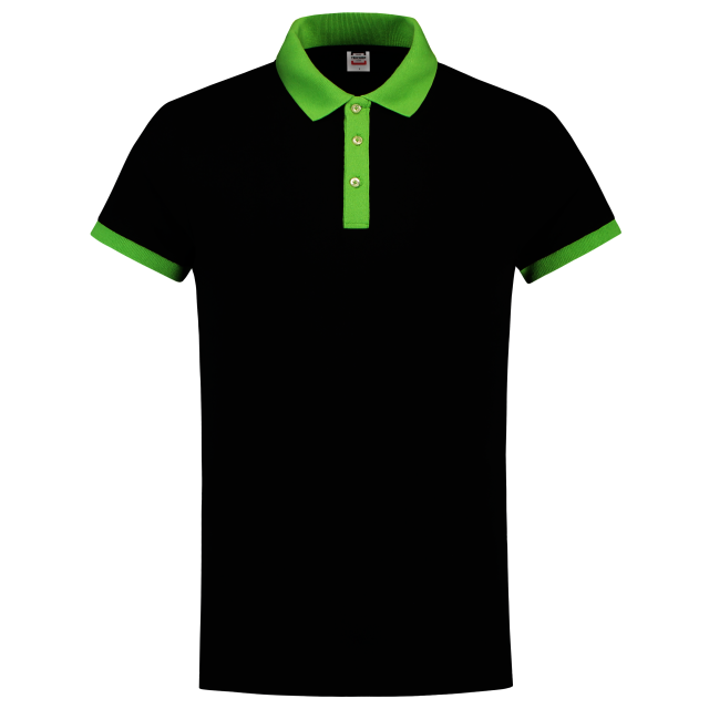 TRICORP-Jobwear, Poloshirts, Bicolor, 210 g/m², schwarz/lime


