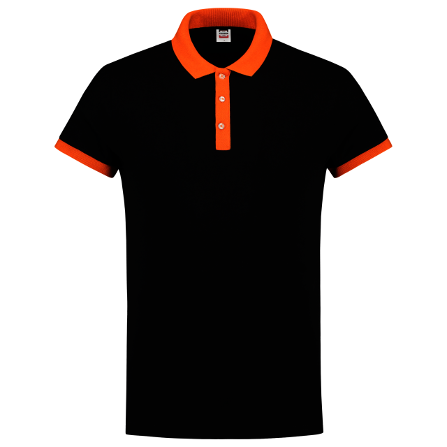 TRICORP-Jobwear, Poloshirts, Bicolor, 210 g/m², schwarz/orange


