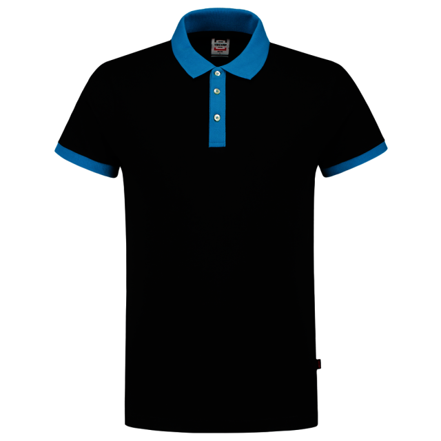 TRICORP-Jobwear, Poloshirts, Bicolor, 210 g/m², schwarz/turquoise


