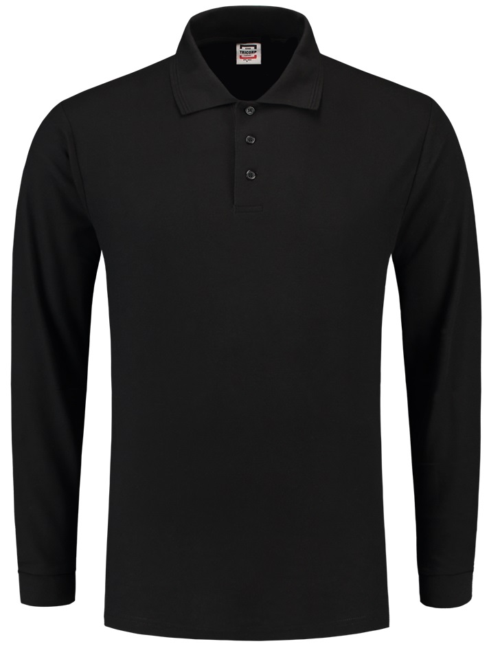 TRICORP-Jobwear, Poloshirt, Basic Fit, Langarm, 180 g/m², black


