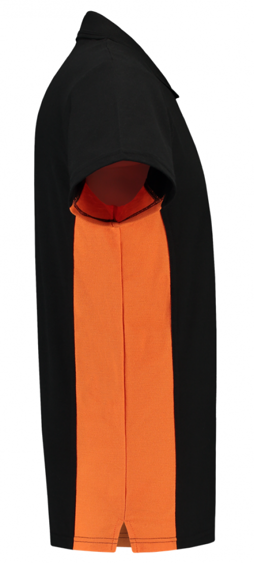 TRICORP-Jobwear, T-Shirt, mit Brusttasche, Bicolor, 180 g/m², black-orange