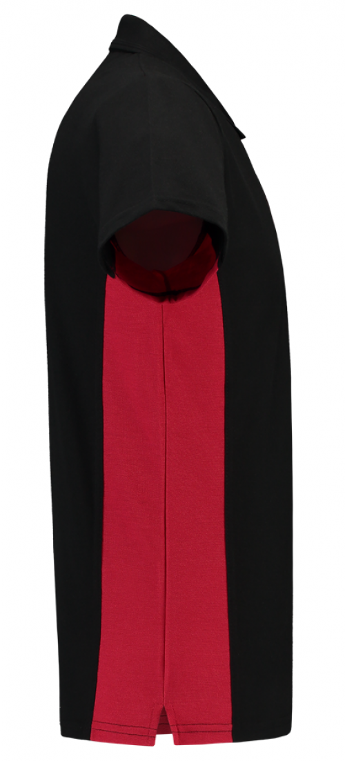 TRICORP-Jobwear, T-Shirt, mit Brusttasche, Bicolor, 180 g/m², black-red