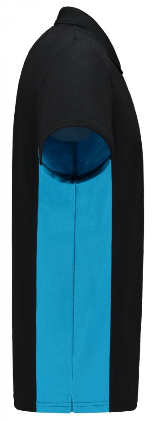 TRICORP-Jobwear, T-Shirt, mit Brusttasche, Bicolor, 180 g/m², black-turquoise