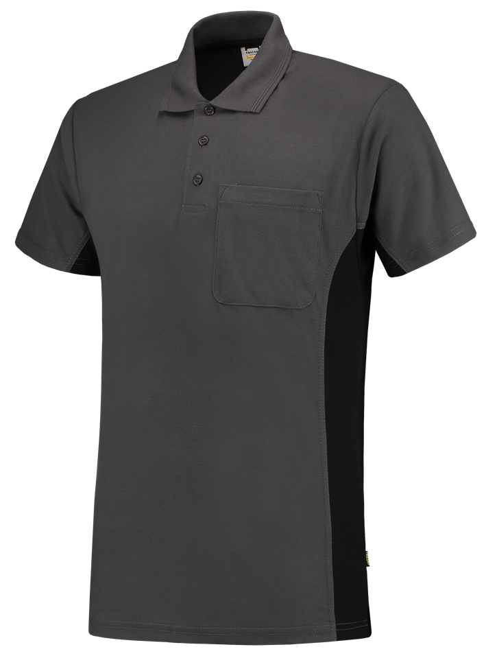 TRICORP-Jobwear, T-Shirt, mit Brusttasche, Bicolor, 180 g/m², darkgrey-black


