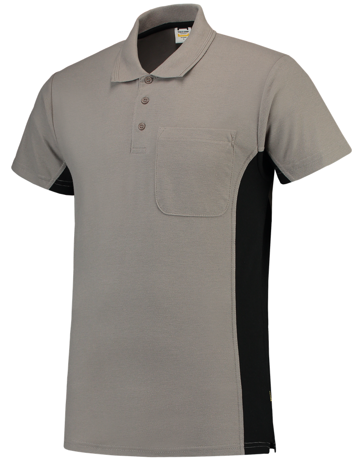 TRICORP-Jobwear, T-Shirt, mit Brusttasche, Bicolor, 180 g/m², grey-black


