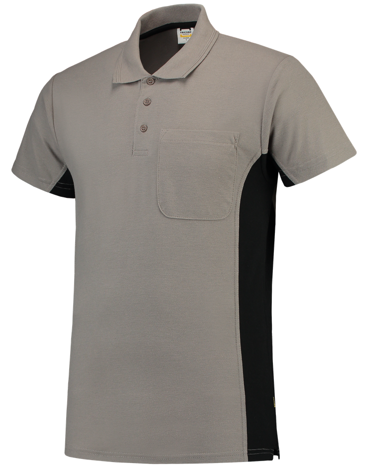 TRICORP-Jobwear, T-Shirt, mit Brusttasche, Bicolor, 180 g/m², grey-black
