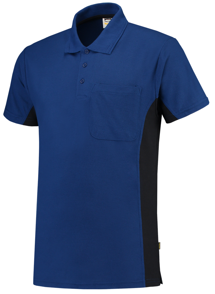 TRICORP-Jobwear, T-Shirt, mit Brusttasche, Bicolor, 180 g/m², royalblue-navy